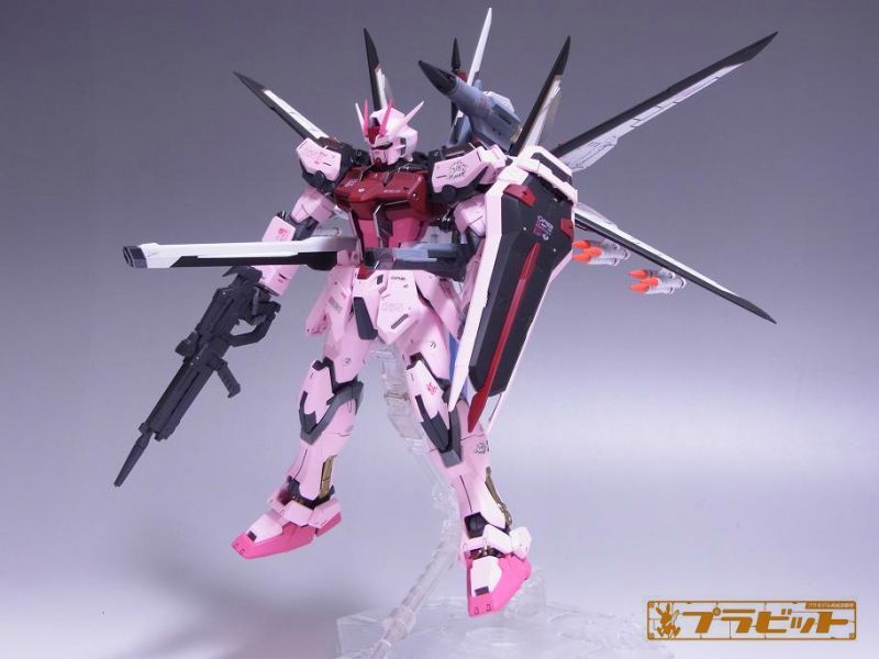 MG 1/100 ストライクルージュオオトリ装備 改修塗装済み完成品 