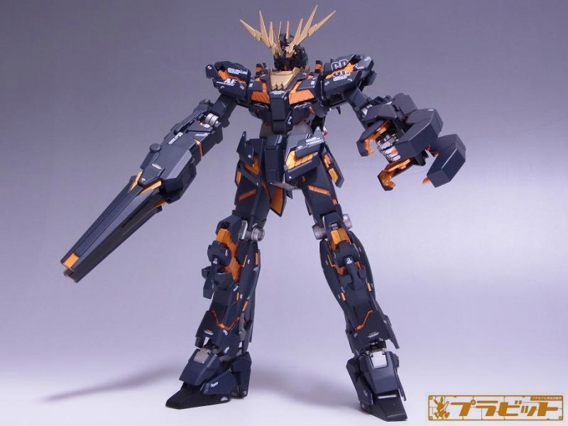 MG 1/100 ユニコーンガンダム2号機 バンシィ Ver.Ka 全身改修 塗装済み 