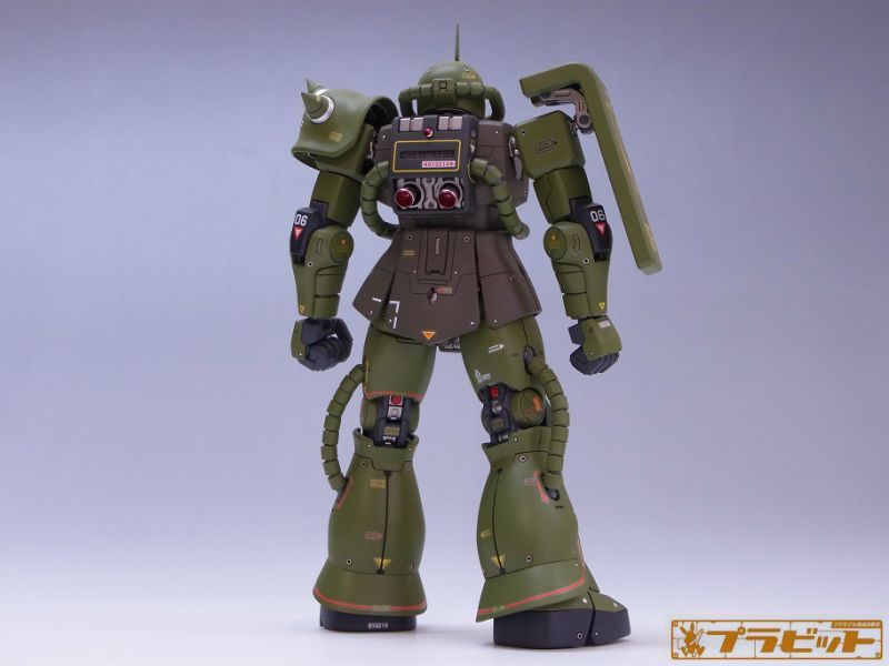 最安値特価MG MS-06J ver.2.0ザクⅡ 塗装済み完成品　ウェザリング 改修作品 完成品