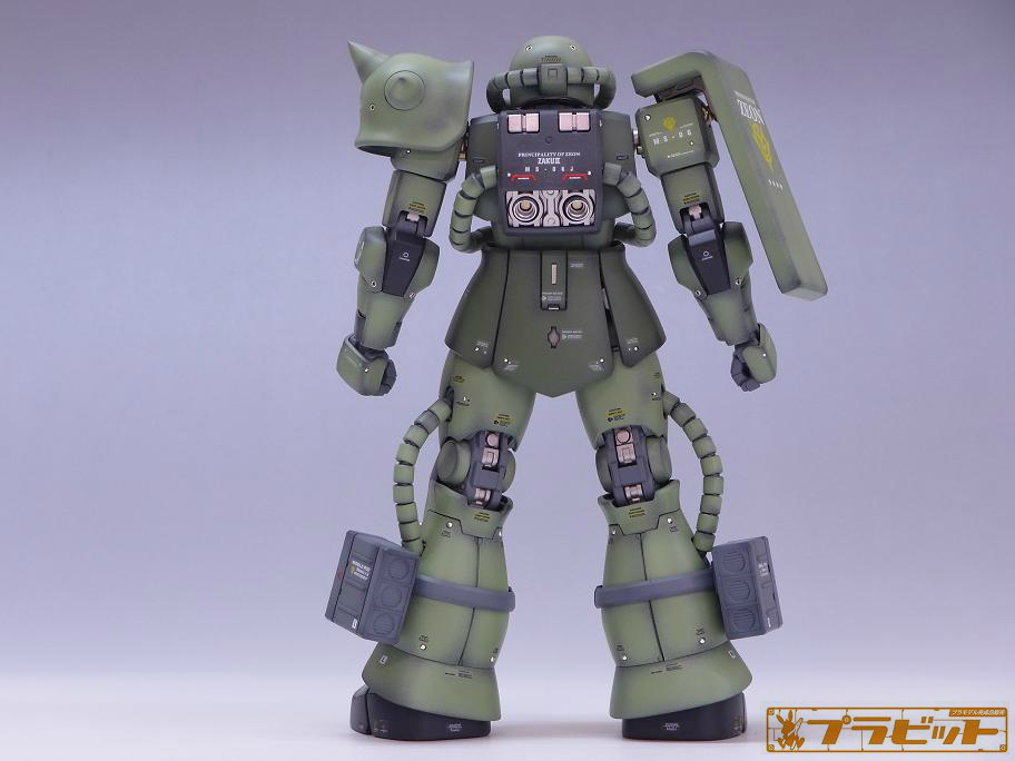 MG 1/100 MS-06J ザクII Ver.2.0 塗装完成品（青） - 模型、プラモデル