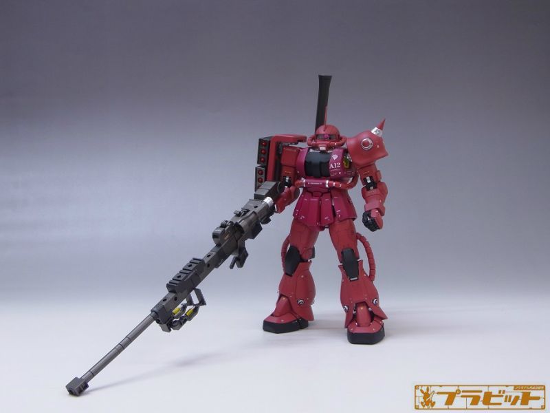 MG 1/100 シャア専用ザクver.2.0 メタリックカラー塗装済み完成品