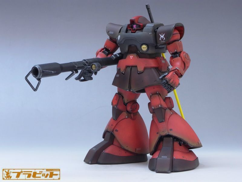 ガンプラ MG シャア専用 リックドム 塗装完成品 - 模型