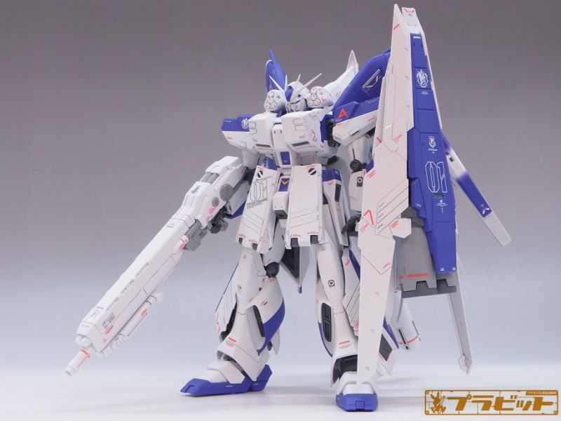 MG 1/100 RX-93-ν２ Hi-νガンダム Ver.ka + H.W.S. 素組 完成品