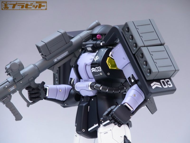 MG 1/100 MS-06R-1A 黒い3連星ザク Ver.2.0 THE ORIGIN風ガイア機 完成