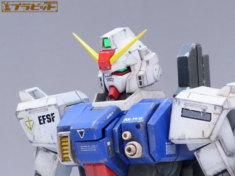 陸戦型ガンダム（MG）ガンプラ 全塗装完成品-