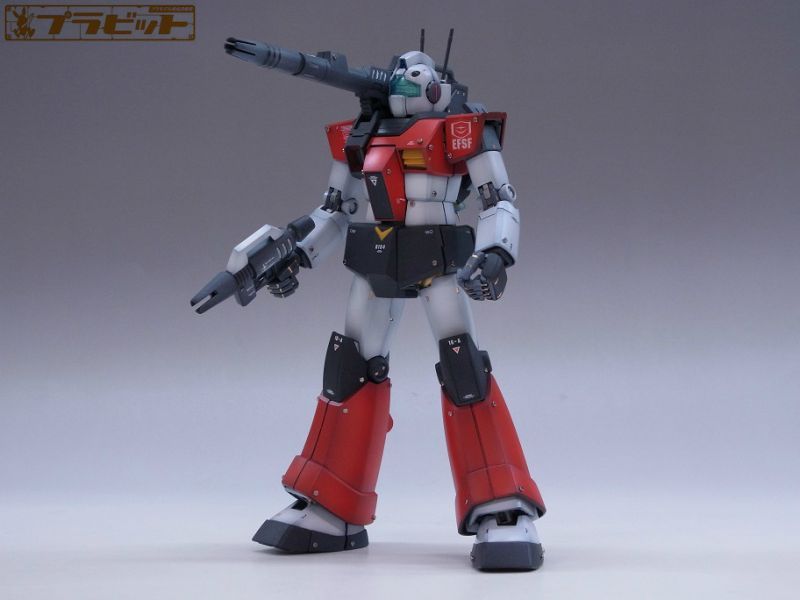 激安売上1/144HGUC ジム・キャノン 完成品