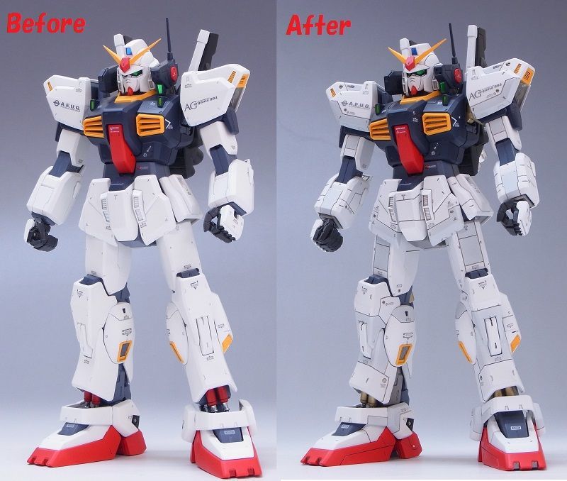 MG 1/100 ＲＸ-178 ガンダムMk-II Ver.2.0 エゥーゴカラー 完成品