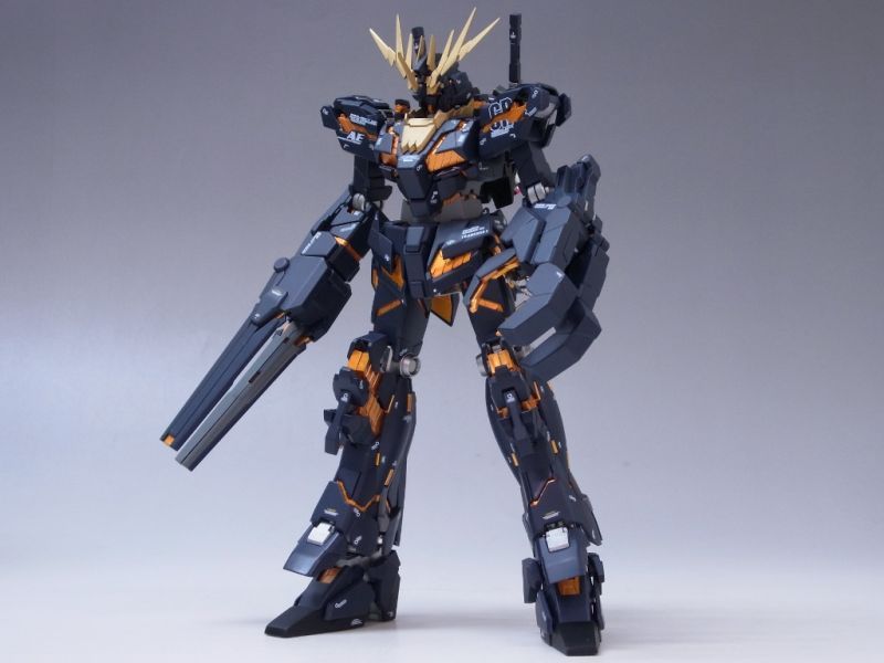 MG 1/100 ユニコーンガンダム2号機バンシィ 完成品（全塗装+改修）