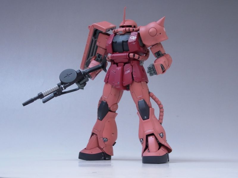 MG 1/100 シャア専用ザク Ver.2.0 完成品（全塗装+改修）