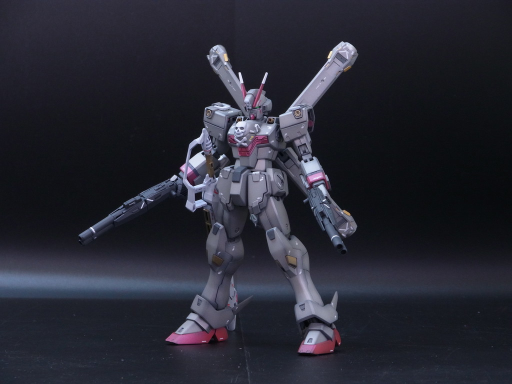 【今すぐ飾れるガンプラ】MG　1/100　クロスボーンガンダムX０　Ver.ka　塗装済完成品